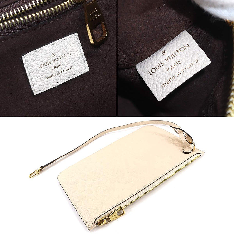 Louis Vuitton Monogram Implant Neverfull MM Tote Bag