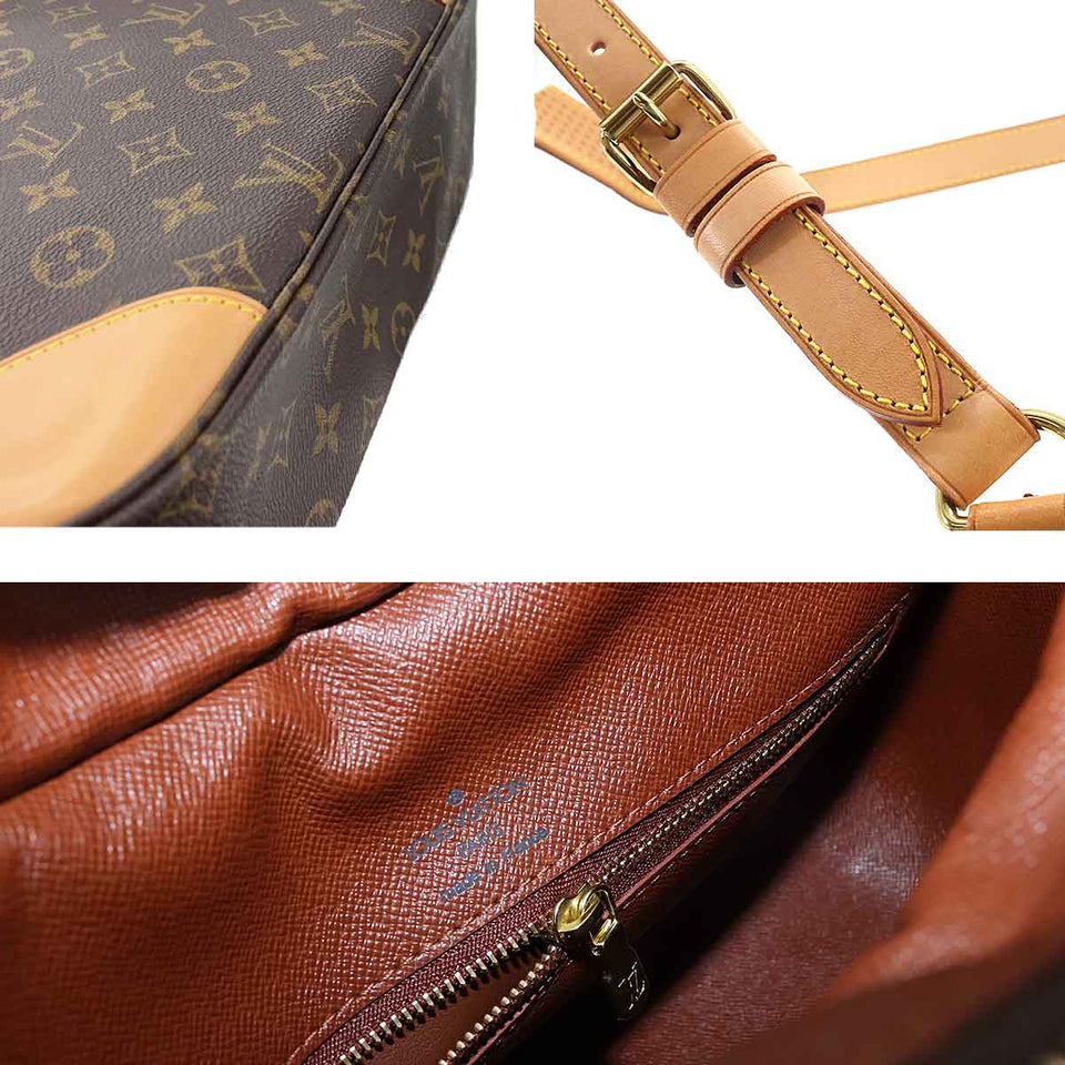 Louis Vuitton Monogram Boulogne Shoulder Bag Brown