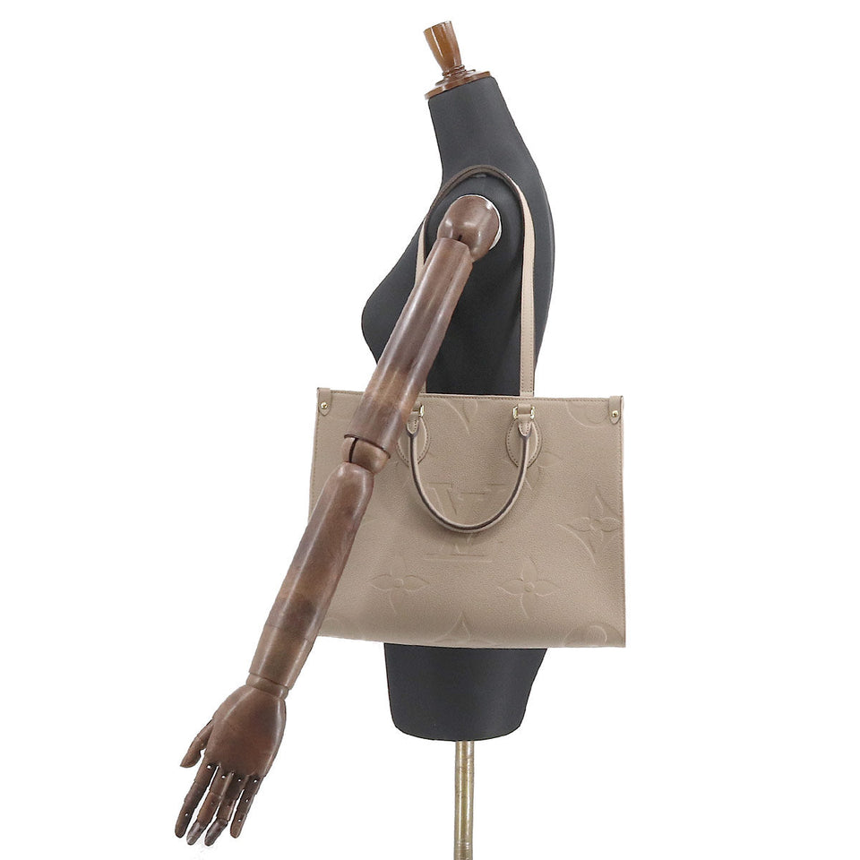 Louis Vuitton Monogram Emplant On The Go MM 2way Tote Bag