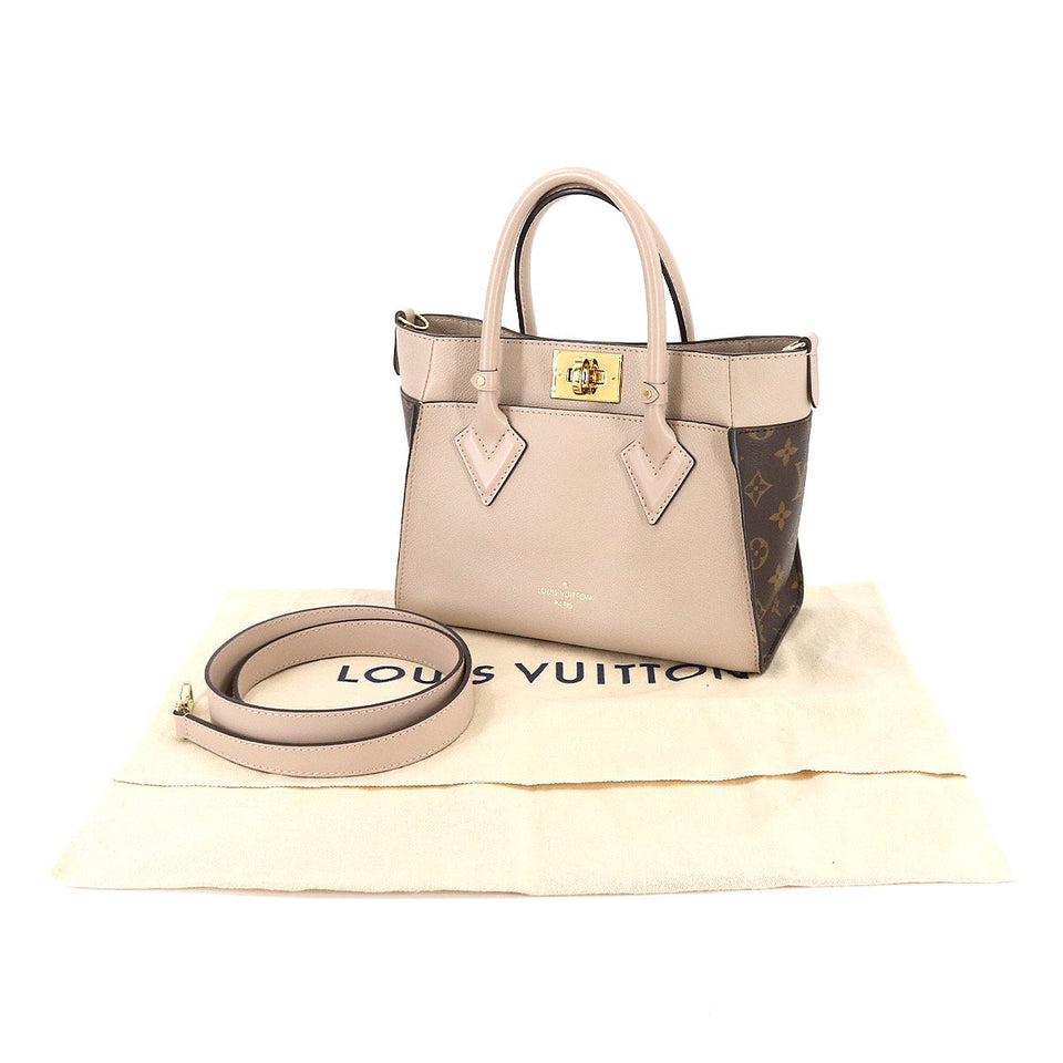 Louis Vuitton Monogram On My Side PM 2way Shoulder Bag Leather