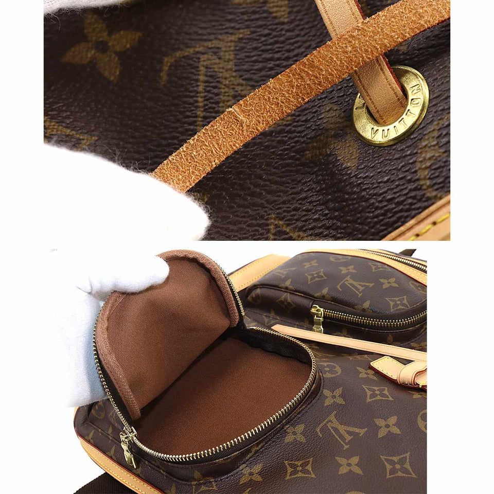 Louis Vuitton Monogram Sac Ad Bosphore Backpack Rucksack Brown