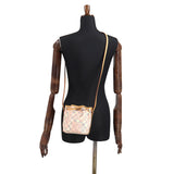 Louis Vuitton Damier Azur Tahiti Nano Noe Shoulder Bag White Rose