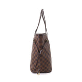 Louis Vuitton Damier Neverfull MM Tote Bag Ebene Cerise Brown