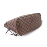 Louis Vuitton Damier Neverfull MM Tote Bag Ebene Cerise Brown