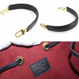 Louis Vuitton Bicolor Emplant NeoNoe MM Shoulder Bag Leather Black Beige