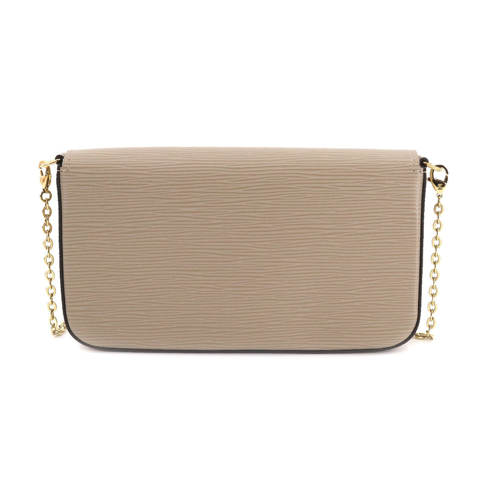 Louis Vuitton Epi Pochette Felicie Chain Wallet Leather