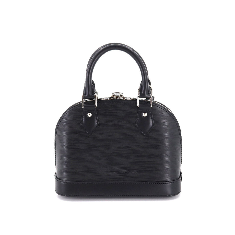 Louis Vuitton Epi Alma BB 2way Hand Shoulder Bag Leather Noir