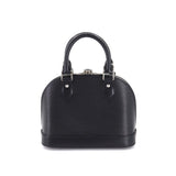 Louis Vuitton Epi Alma BB 2way Hand Shoulder Bag Leather Noir