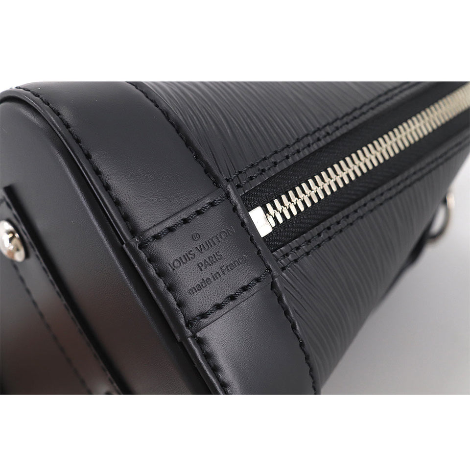 Louis Vuitton Epi Alma BB 2way Hand Shoulder Bag Leather Noir