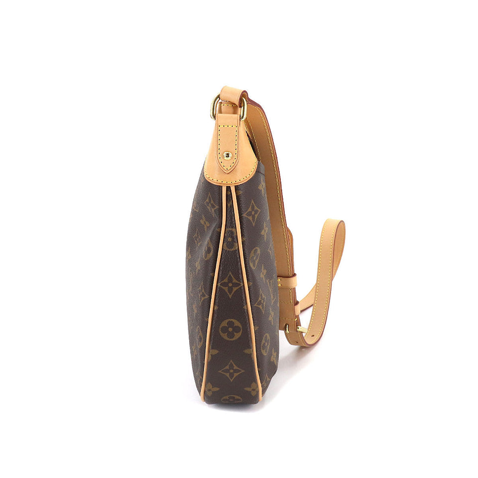 Louis Vuitton Monogram Odeon PM Shoulder Bag Brown