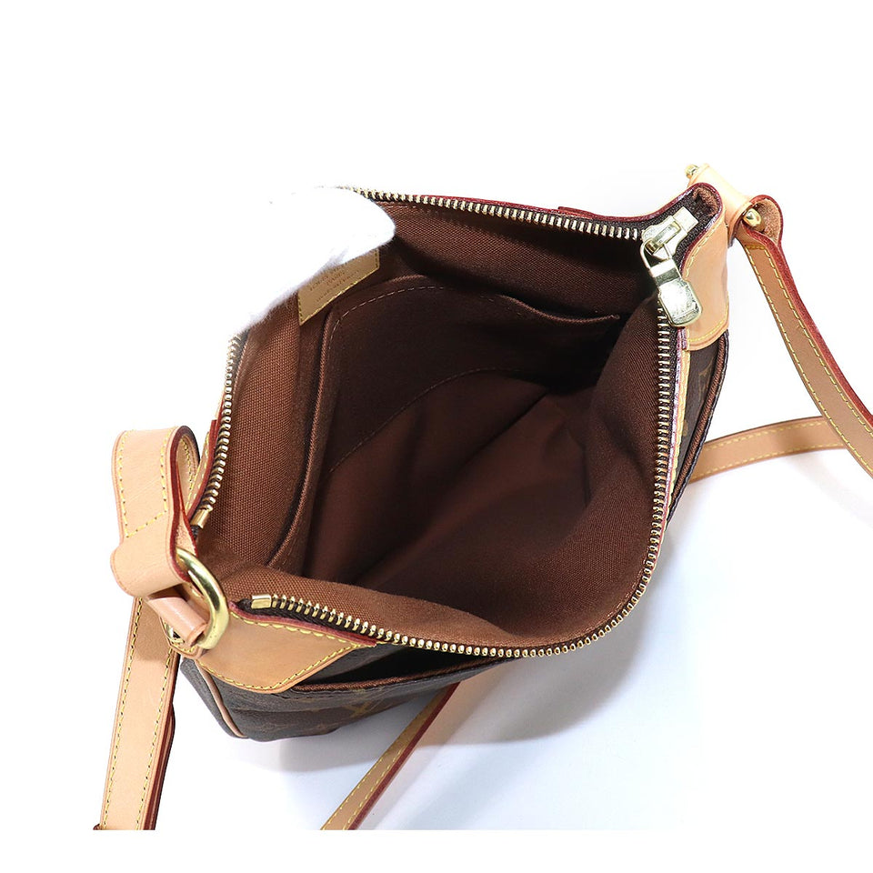 Louis Vuitton Monogram Odeon PM Shoulder Bag Brown