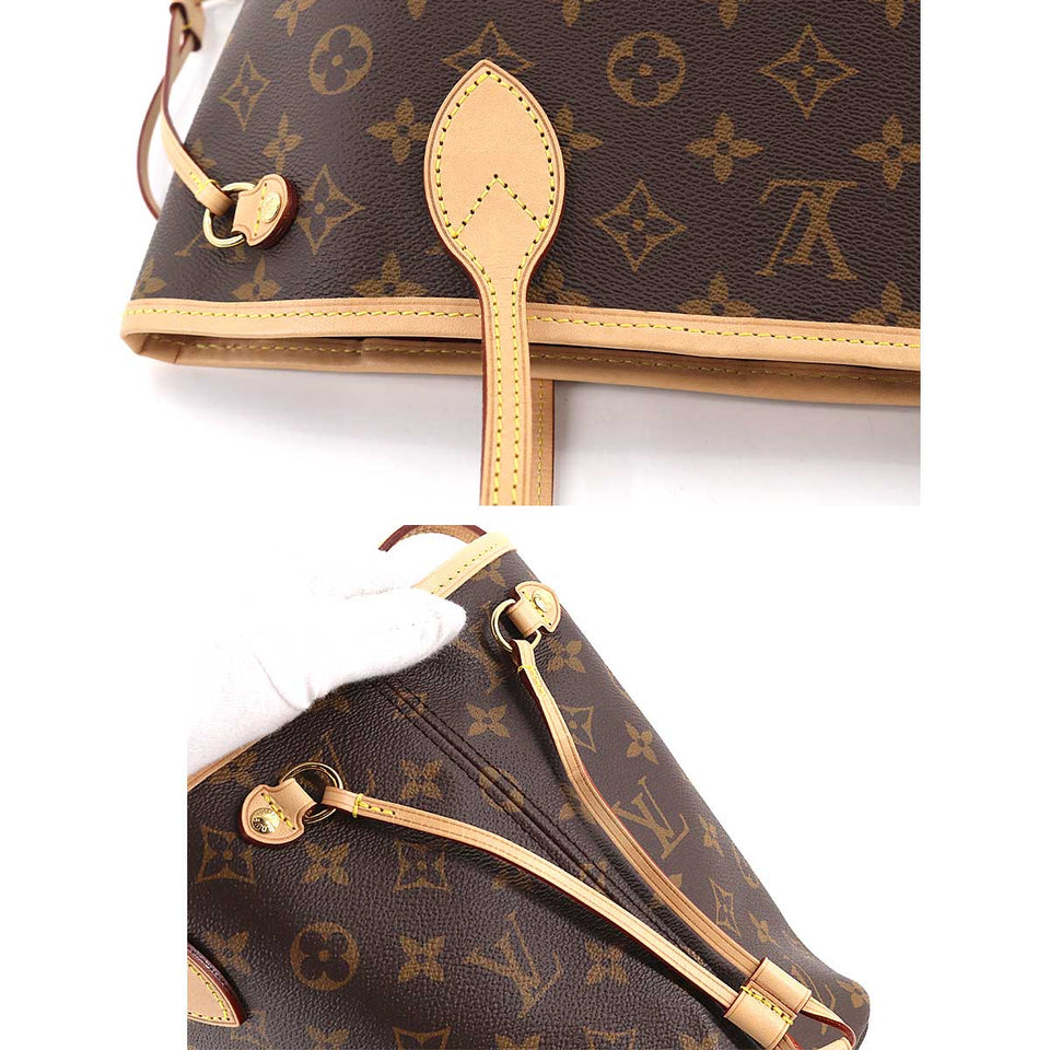 Louis Vuitton Monogram Neverfull PM Tote Bag Brown Pivowanne