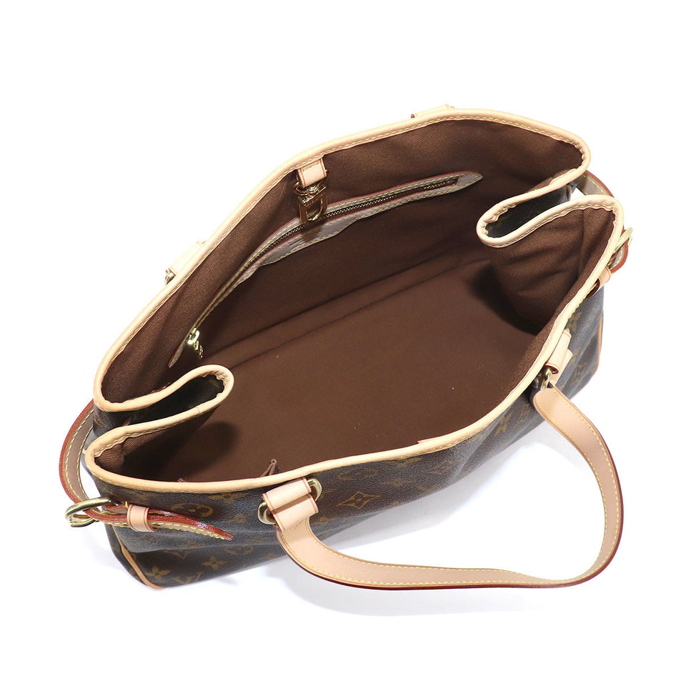 Louis Vuitton Monogram Batignolle Orizontal Tote Bag Brown