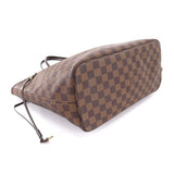 Louis Vuitton Damier Neverfull MM Tote Bag Ebene Brown