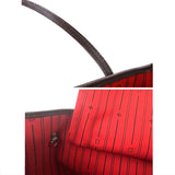Louis Vuitton Damier Neverfull MM Tote Bag Ebene Brown