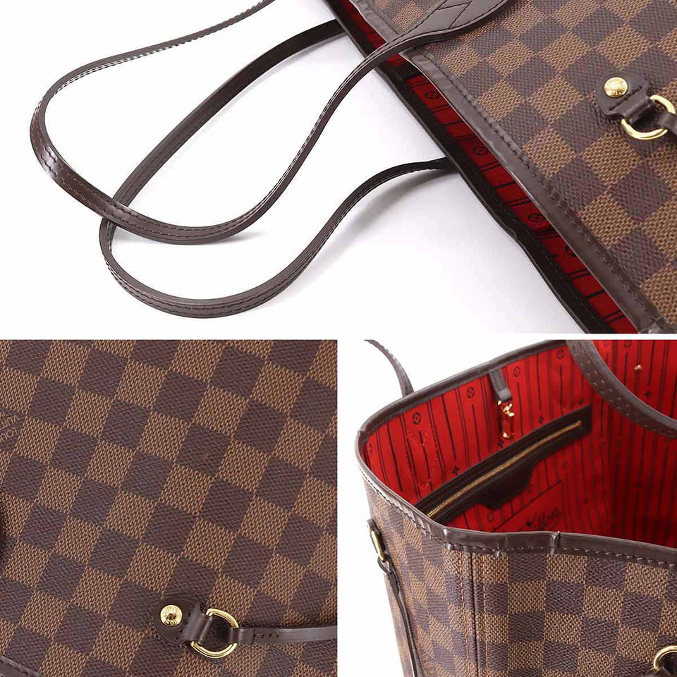 Louis Vuitton Damier Neverfull GM Tote Bag Ebene Cerise