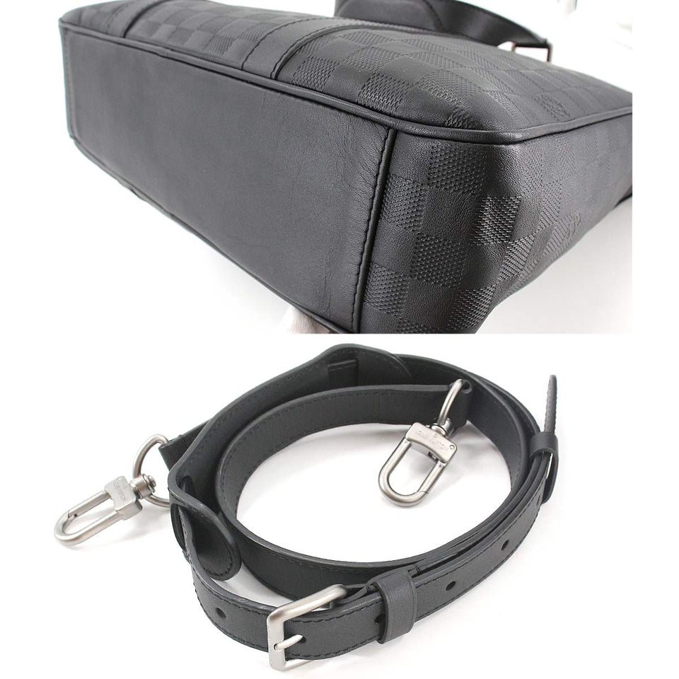 Louis Vuitton Damier Anfini Tadao PM 2way Tote Shoulder Bag