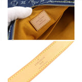 Louis Vuitton Monogram Denim Baggy GM Shoulder Bag Canvas Blue