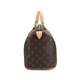 Louis Vuitton Monogram Speedy 30 Hand Bag Brown
