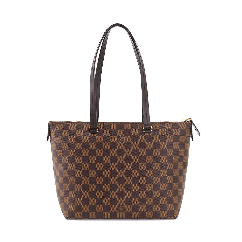 Louis Vuitton Damier Jena PM Tote Shoulder Bag Ebene Brown