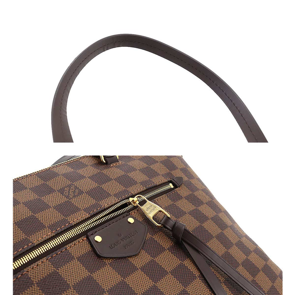 Louis Vuitton Damier Jena PM Tote Shoulder Bag Ebene Brown