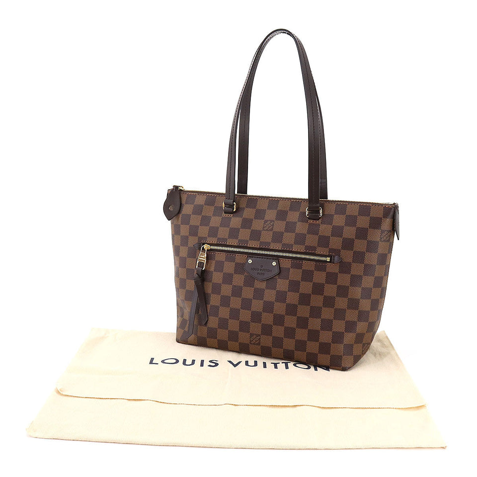 Louis Vuitton Damier Jena PM Tote Shoulder Bag Ebene Brown
