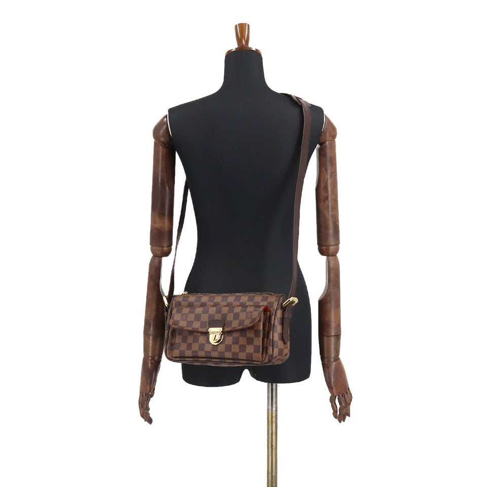 Louis Vuitton Damier Ravello GM Shoulder Bag Ebene