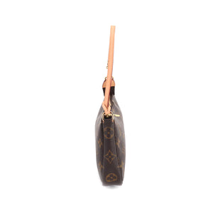 Louis Vuitton Monogram Pochette Accessoires Hand Bag Brown