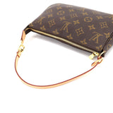 Louis Vuitton Monogram Pochette Accessoires Hand Bag Brown