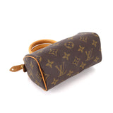 Louis Vuitton Monogram Mini Speedy Hand Bag Brown