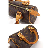 Louis Vuitton Monogram Mini Speedy Hand Bag Brown