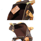 Louis Vuitton Monogram Mini Speedy Hand Bag Brown