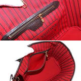 Louis Vuitton Damier Neverfull PM Tote Bag Ebene Brown