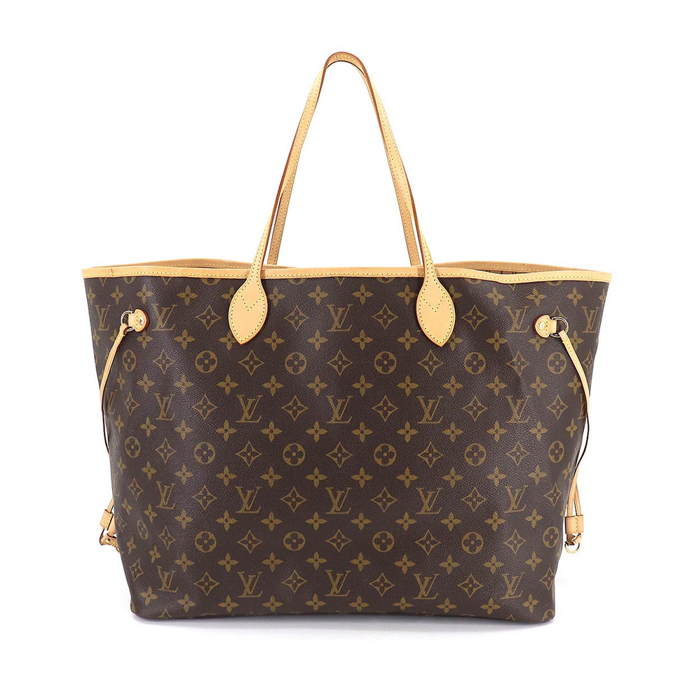 Louis Vuitton Monogram Neverfull GM Tote Bag Brown
