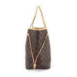 Louis Vuitton Monogram Neverfull GM Tote Bag Brown