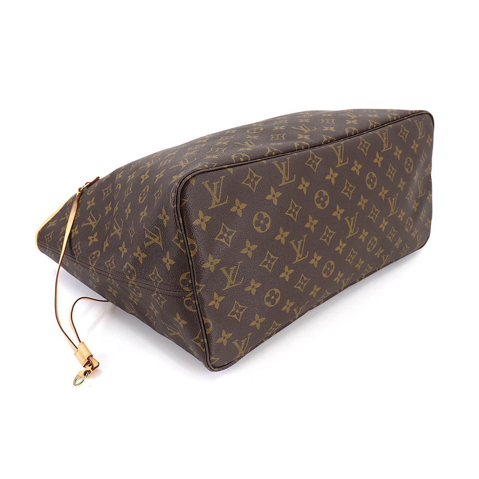 Louis Vuitton Monogram Neverfull GM Tote Bag Brown
