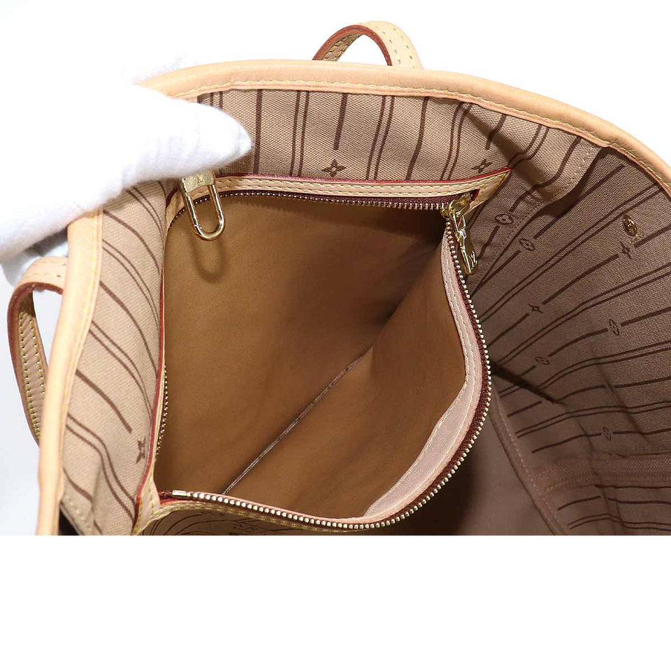Louis Vuitton Monogram Neverfull GM Tote Bag Brown