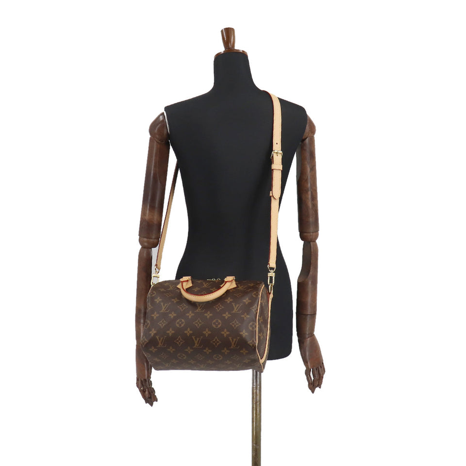 Louis Vuitton Monogram Speedy Bandouliere 25 2way Shoulder Bag