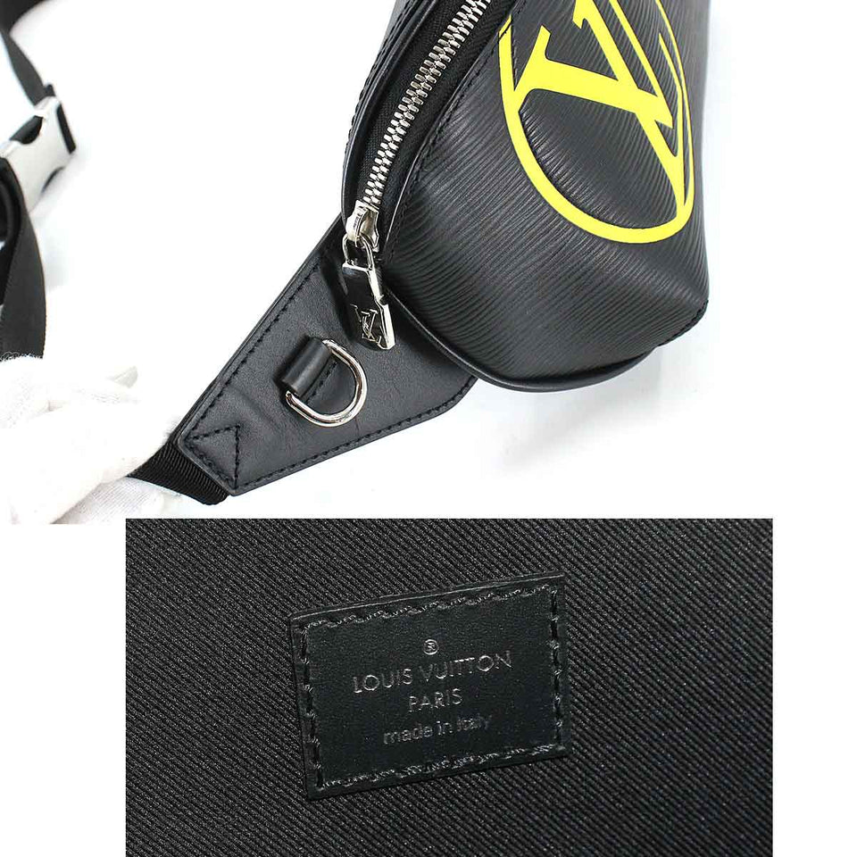 Louis Vuitton Epi LV Circle Bumbag Body Bag Leather Noir