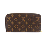 Louis Vuitton Monogram Zippy Round Zipper Long Wallet Brown