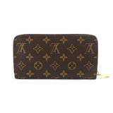 Louis Vuitton Monogram Zippy Wallet Round Zipper Long Brown