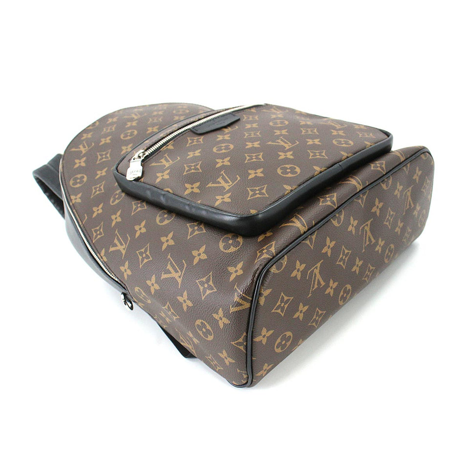 Louis Vuitton Monogram Macassar Josh NV Backpack Rucksack Brown Black