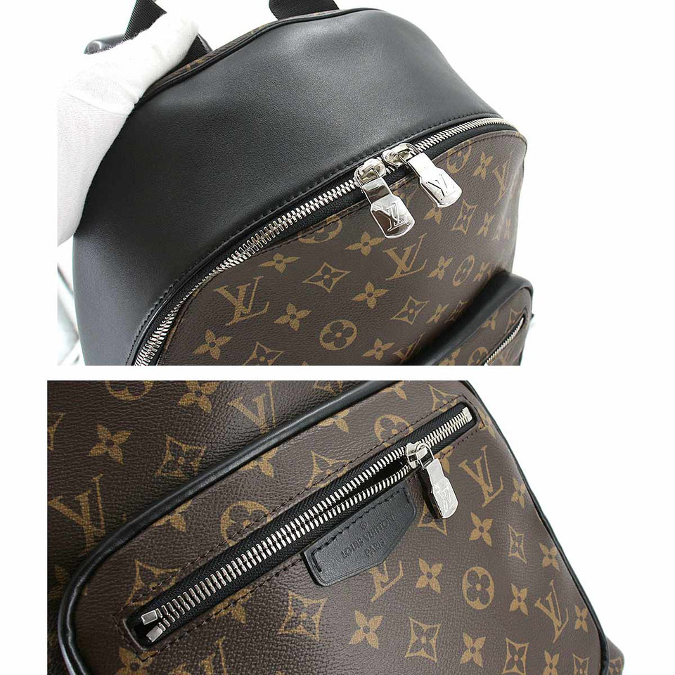 Louis Vuitton Monogram Macassar Josh NV Backpack Rucksack Brown Black