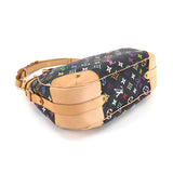 Louis Vuitton Monogram Multicolor Greta Shoulder Bag Noir Black