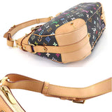 Louis Vuitton Monogram Multicolor Greta Shoulder Bag Noir Black