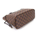 Louis Vuitton Damier Neverfull PM Tote Bag Brown Gold Hardware