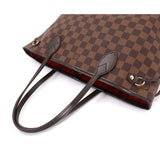 Louis Vuitton Damier Neverfull PM Tote Bag Ebene Brown
