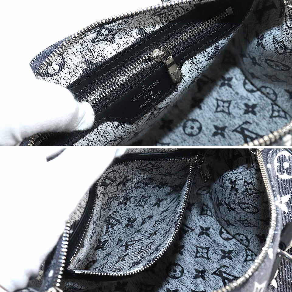 Louis Vuitton Monogram Jacquard Denim Speedy Bandouliere 25 2way Shoulder Bag