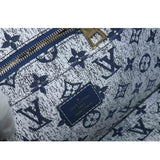 Louis Vuitton Monogram Jacquard Denim Onthego MM 2way Tote Shoulder Bag