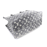 Louis Vuitton Monogram Jacquard Denim On The Go MM 2way Tote Bag